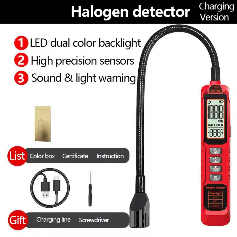 DetoSafer Refrigerant Leak Detector 0.5oz/yr High Precision for R22 R410A R134A R1234YF